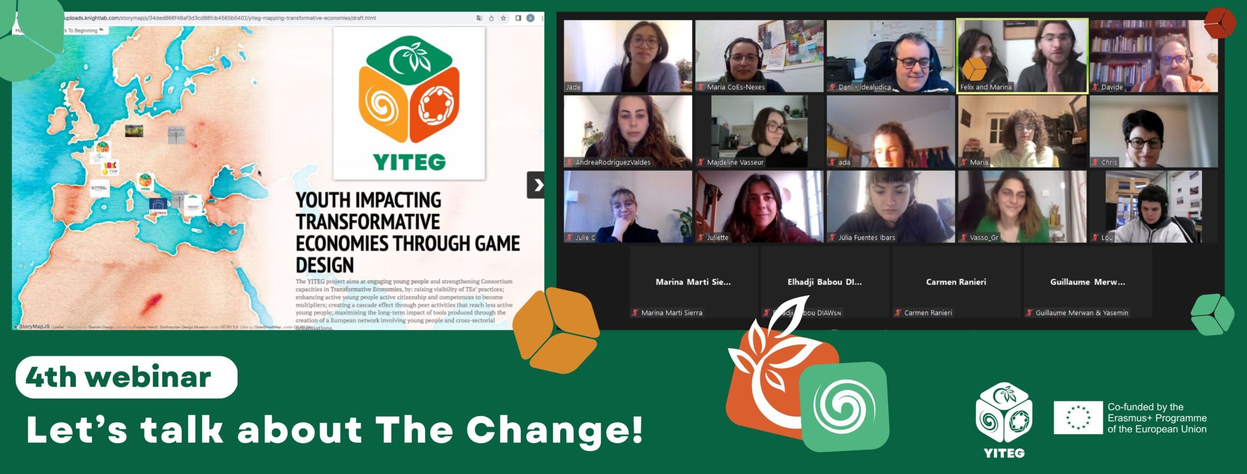 4th Transnational Webinar : let’s talk about The Change!